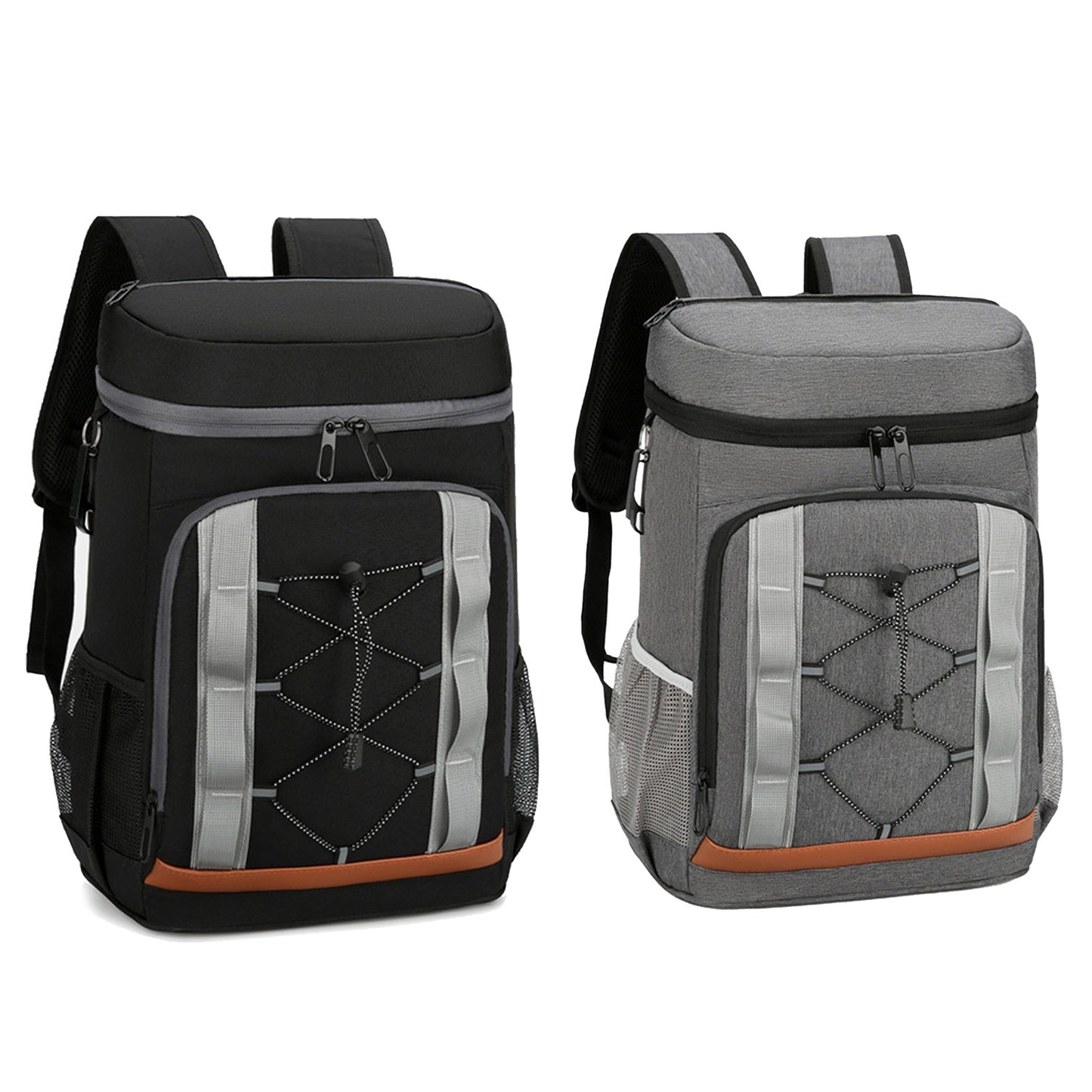Grey/Black Cooler Backpack 25L 6.6Gal