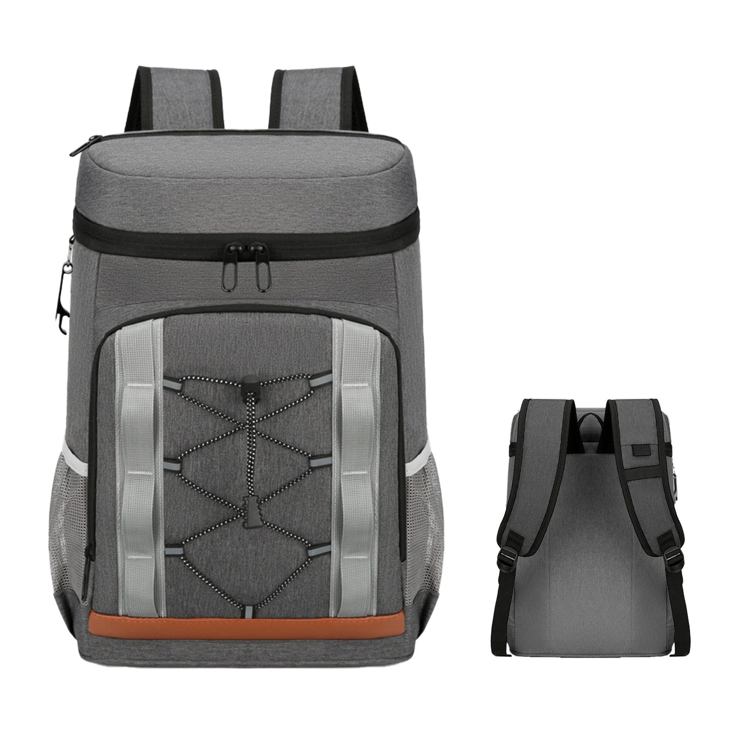 Grey/Black Cooler Backpack 25L 6.6Gal