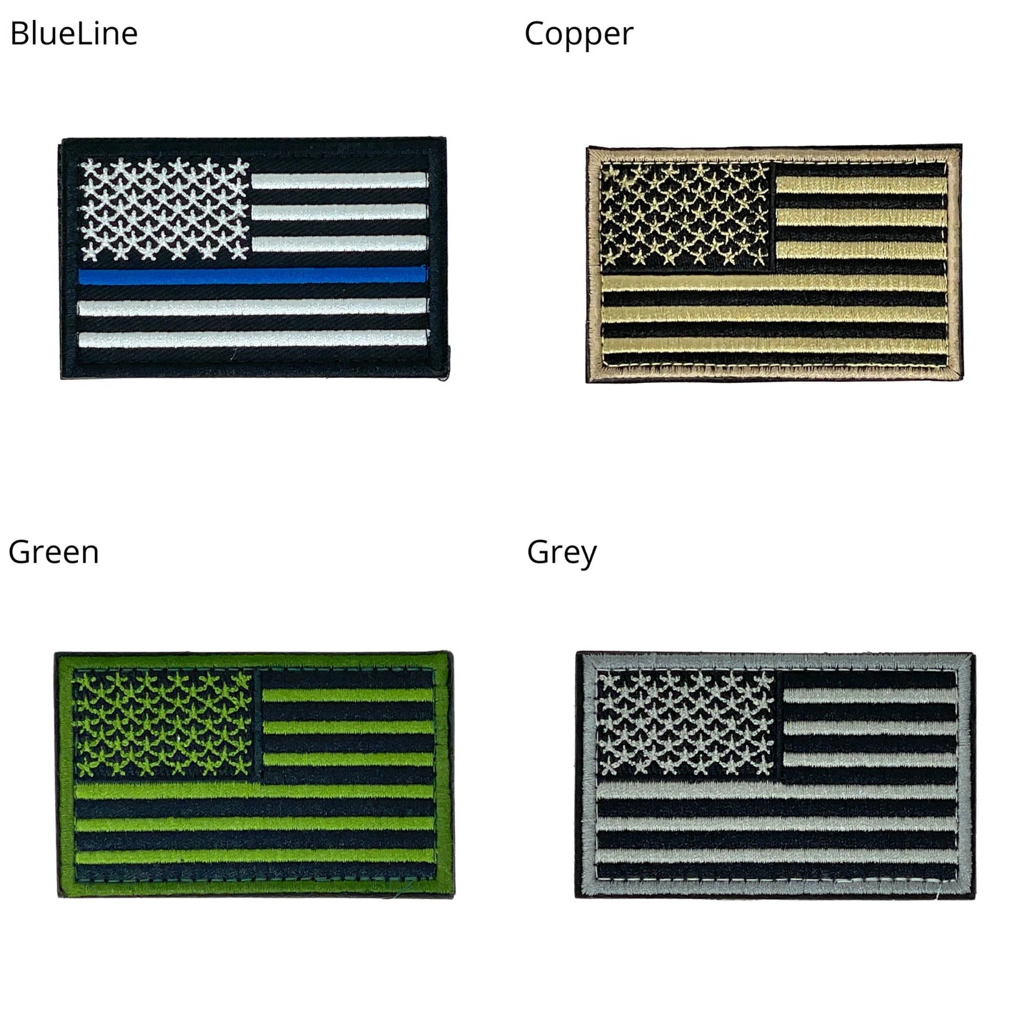 Tactical USA Flag Patch with Removable Backing