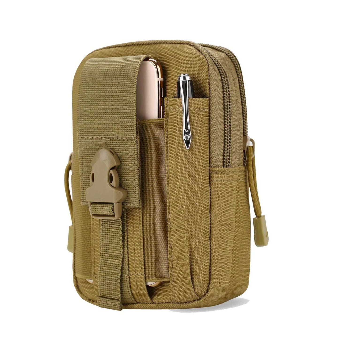 Tactical MOLLE Military Waist Pouch for Hiking, Running, and Outdoor Activities