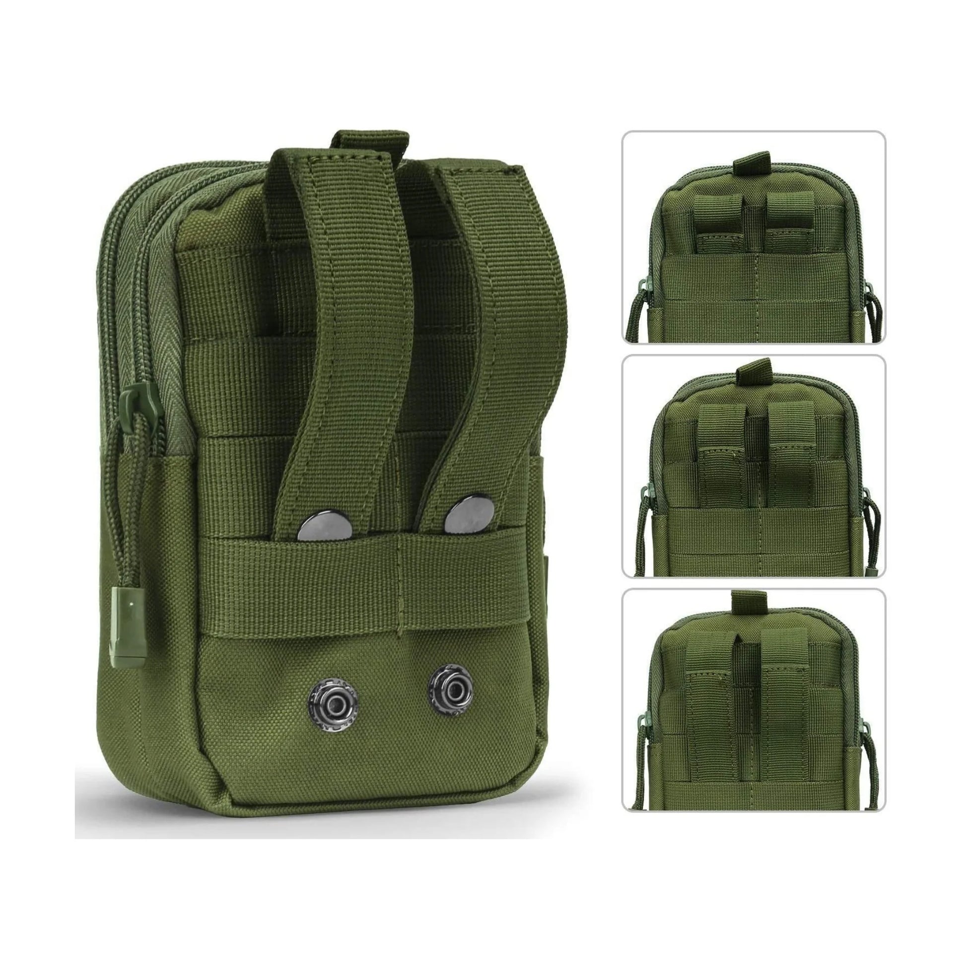 Tactical MOLLE Military Waist Pouch for Hiking, Running, and Outdoor Activities