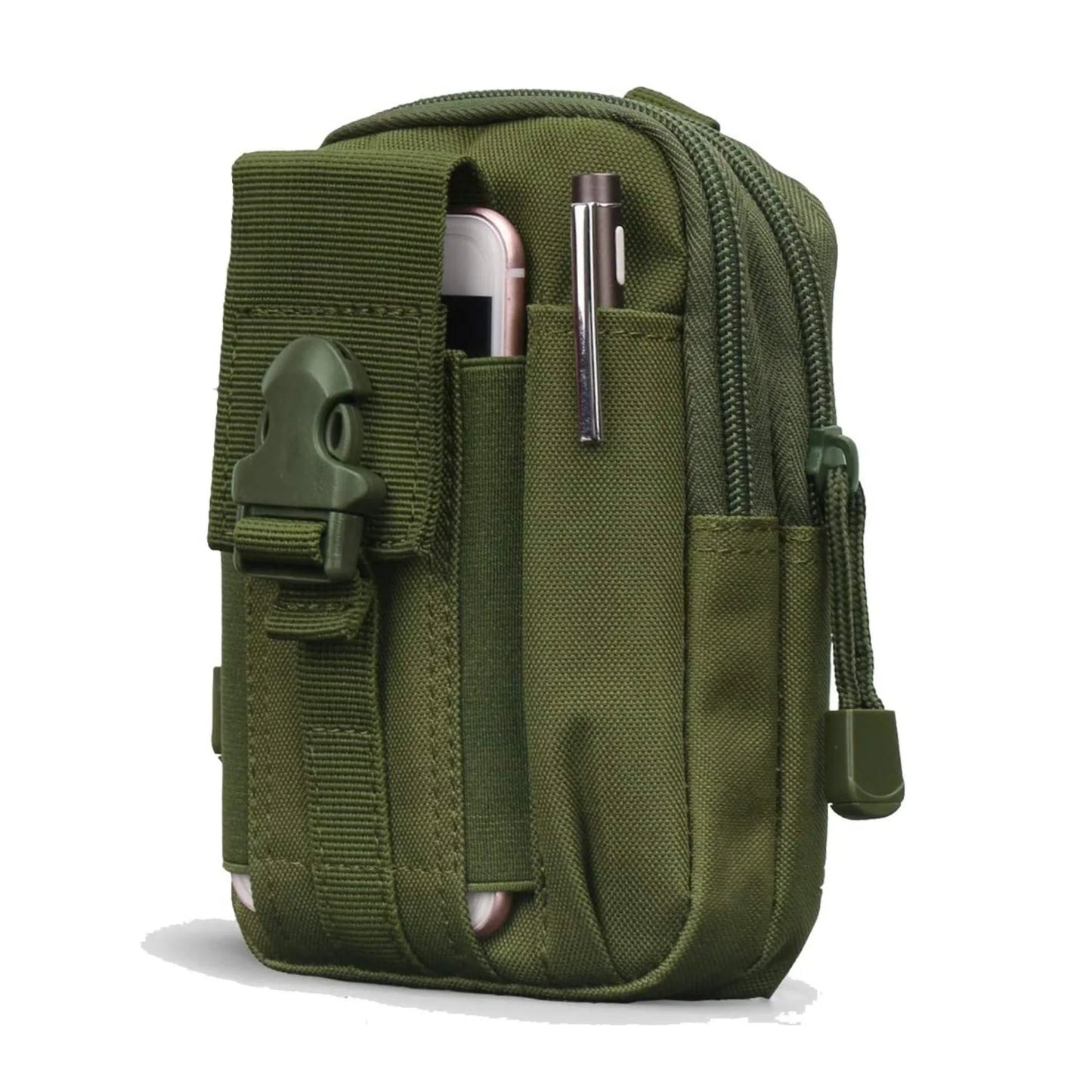Tactical MOLLE Military Waist Pouch for Hiking, Running, and Outdoor Activities