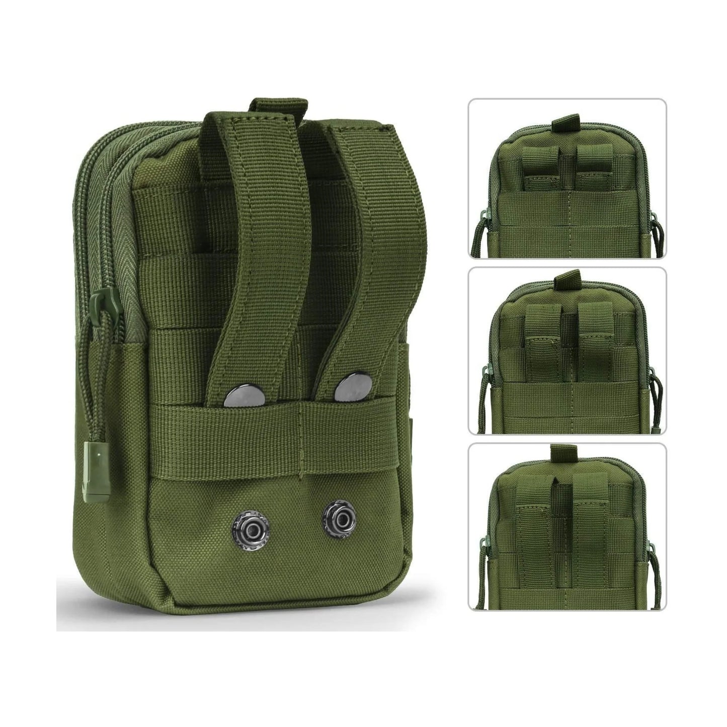 Tactical MOLLE Military Waist Pouch for Hiking, Running, and Outdoor Activities