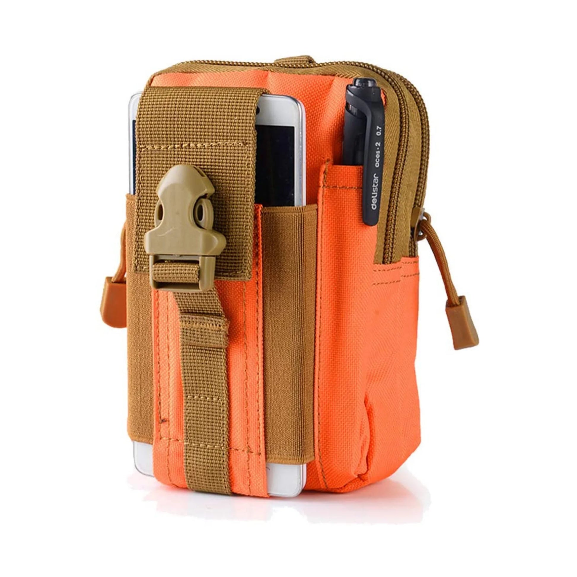 Tactical MOLLE Military Waist Pouch for Hiking, Running, and Outdoor Activities